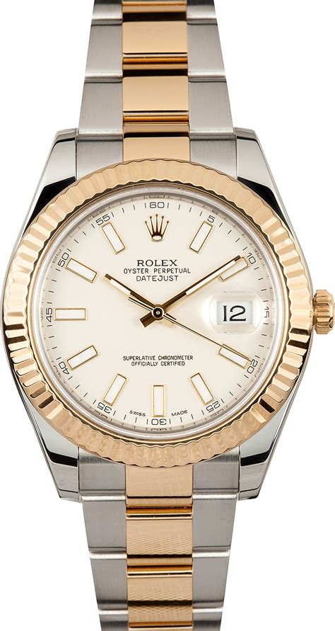 Rolex datejust two tone price